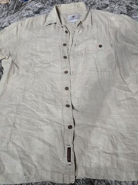 100% Linen The Territory Ahead Shirt Tall Large